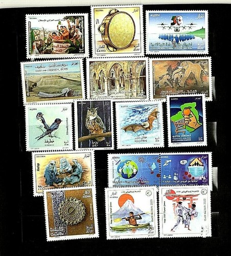 Algeria 2020 - 2021 Complete Year Set , 30 Stamps + 01 Souv Sheets MNH - Picture 2 of 3