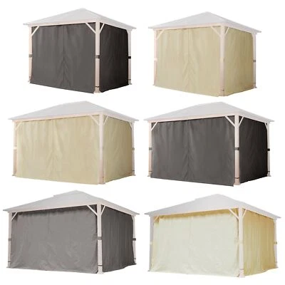 TOOLPORT 4 Seitenteile für Gartenpavillon Forest Superior Ersatz Seitenwände Ersatzseiten