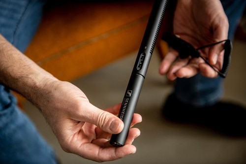 Sennheiser MKE600 Kamera Shotgun Mikrofon Kolor Czarny XLR 3,5 mm Jack - Zdjęcie 5 z 7