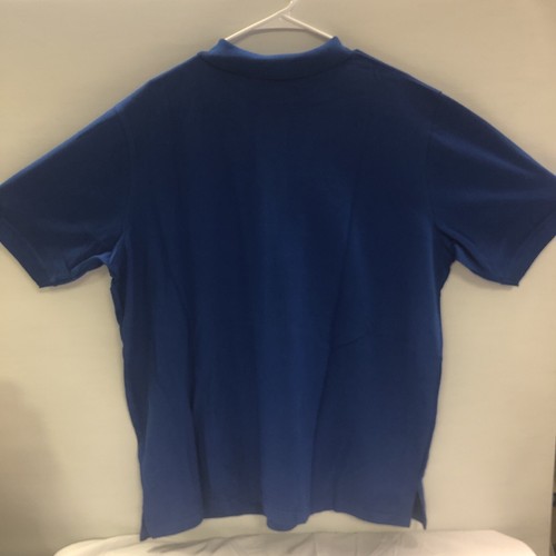 King Size Royal Blue Polo Shirt 3 Button Size 3 XL Big - Picture 4 of 9