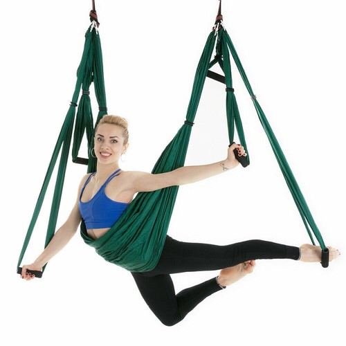 Yoga Hängematte Antigravity Decke Hängende Yoga Schaukel Inversionswerkzeug - Bild 40 von 52