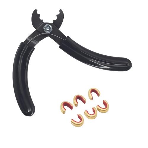 SAS Nok Set Plier for Archery Bowstring Nocking Point Tool with 6 x Nocks Set - Picture 4 of 5