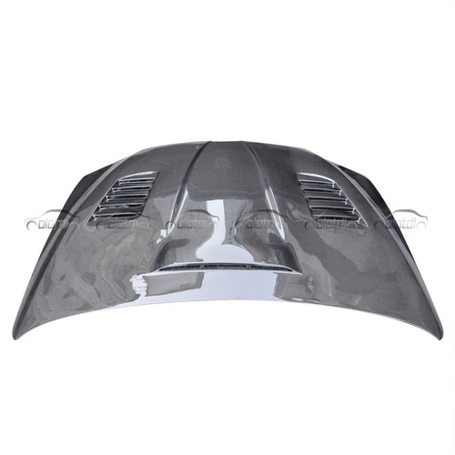 V Style Carbon Fiber Front Engine Hood Bonnet Fits For BMW F06 F12 M6 2012-2019 - Picture 8 of 11