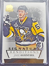 2017-18 Upper Deck  The Cup Signature Renditions #SR-JG Jake Guentzel Auto Gold