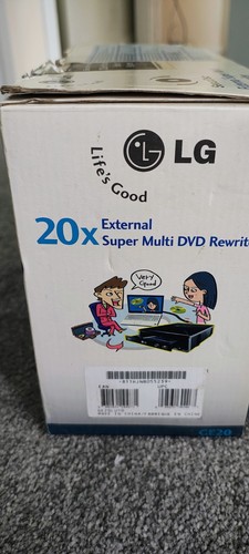NEW & BOXED " LG External Super Multi DVD Rewriter " 20x External GE 20 8.5 GB - Photo 10/10