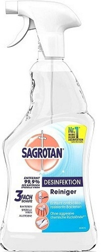 SAGROTAN DESINFEKTION Reiniger Allzweck Desinfektionsspray Sprühflasche 500ml - Bild 1 von 1
