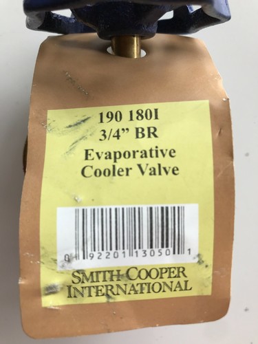 3- Smith-Cooper Gate Valve 3/4" IPS Threaded 190-1801 Cooler Valve Nh261 - Picture 2 of 2