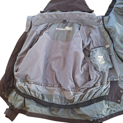 Ride Snowboards MTN Dry Series Jacket Multi-Way Black Tan Heavy Duty Men XL Coat - Picture 11 of 16