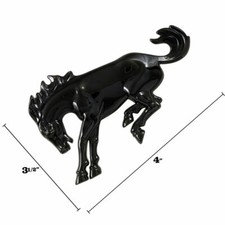 Emblem Bronco Horse Univ Peel Stick App Black Chrome 66-96 21-26 Ford Bronco Emblem Bronco Horse Univ Peel Stick App Black Chrome 66-96 21-26 Ford Bronco