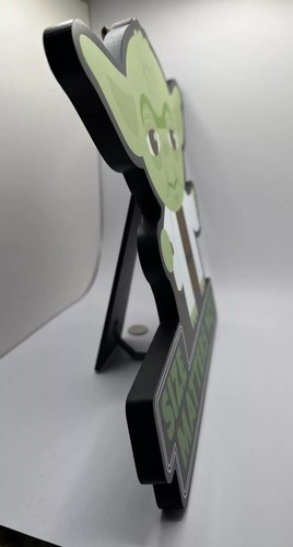 Insegna Stars Wars Home Decor Licenza Ufficiale Yoda Taglia Materia Non Appendere Supporto - Foto 4 di 4