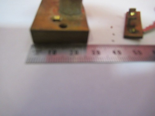 BAUSCH LOMB LOCK + KEY ASSEMBLY for wood MICROSCOPE BOX AS PICTURED S6-A-55 - Picture 4 of 6