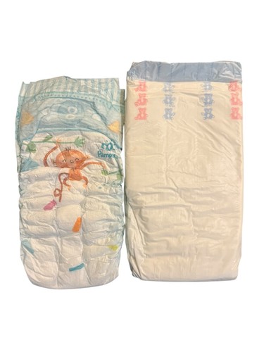 Vintage Ultra Pampers Diaper for Boys Plastic Backed Sz Large up to 40lbs - Picture 5 of 5