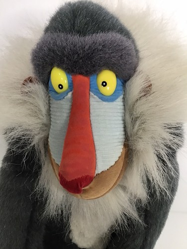Vintage 1992 Disney Lion King Rafiki Large plush stuffed animal monkey - Picture 3 of 9