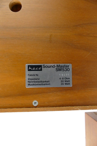 Heco Sound-Master SM530 Flachboxen Boxen Lautsprecher Speaker 35W 4-8Ohm Q-1468 - 第 6/16 張圖片