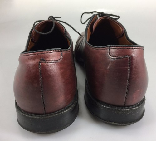 Zapatos de vestir Oxford Allen Edmonds 11 D Clifton de cuero marrón con puntera - Imagen 4 de 9