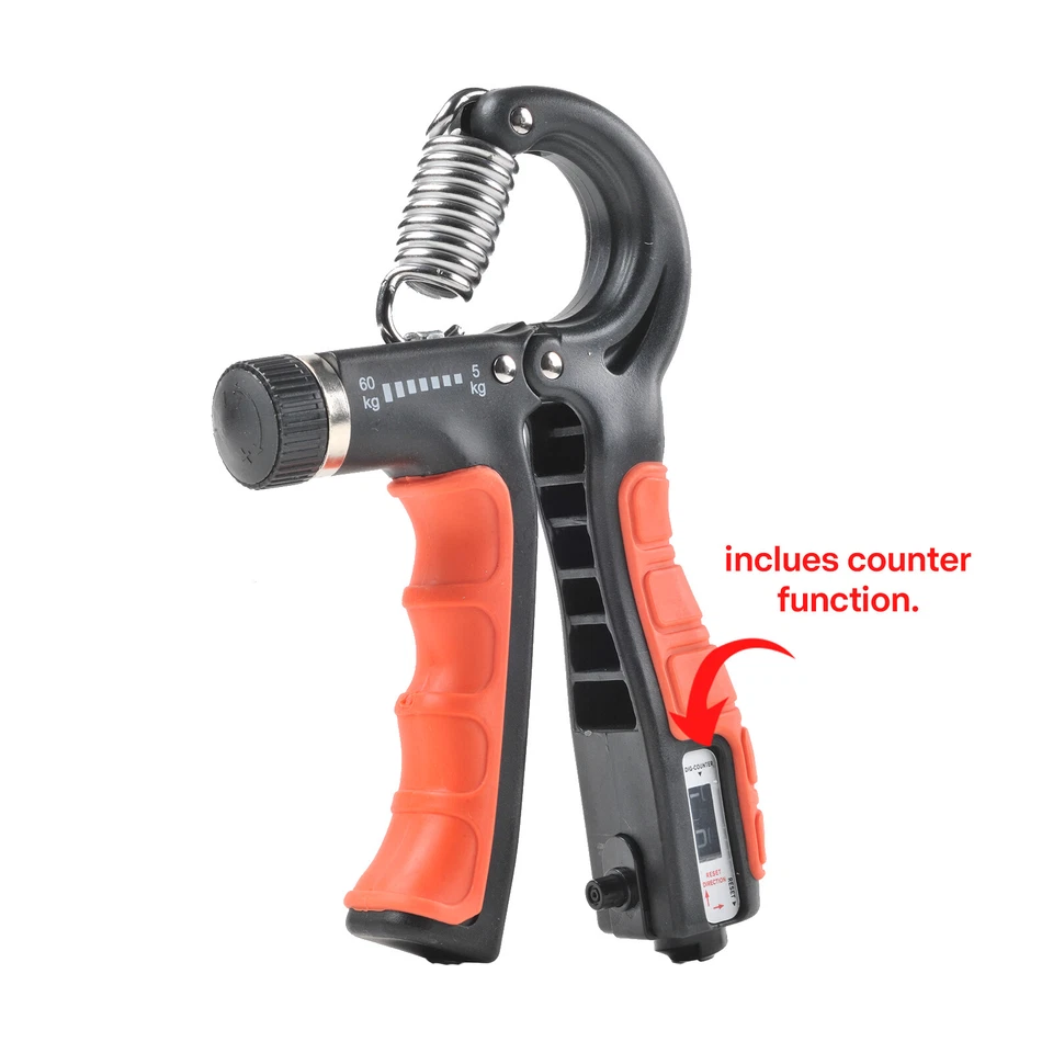 Hand Grip Strengther Power Trainer Gripper Ejercitador de gimnasio ajustable ... - Imagen 4 de 4