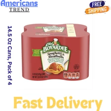 Chef Boyardee Spaghetti and Meatballs, 14.5 Oz Cans, Pack of 4