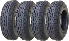 4 ZEEMAX 7-14.5 7x14.5 Trailer Tires Heavy Duty 12 Ply Load Range F