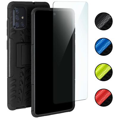 Handy Hülle für Samsung Galaxy A71 Panzer Case Cover TPU Bumper