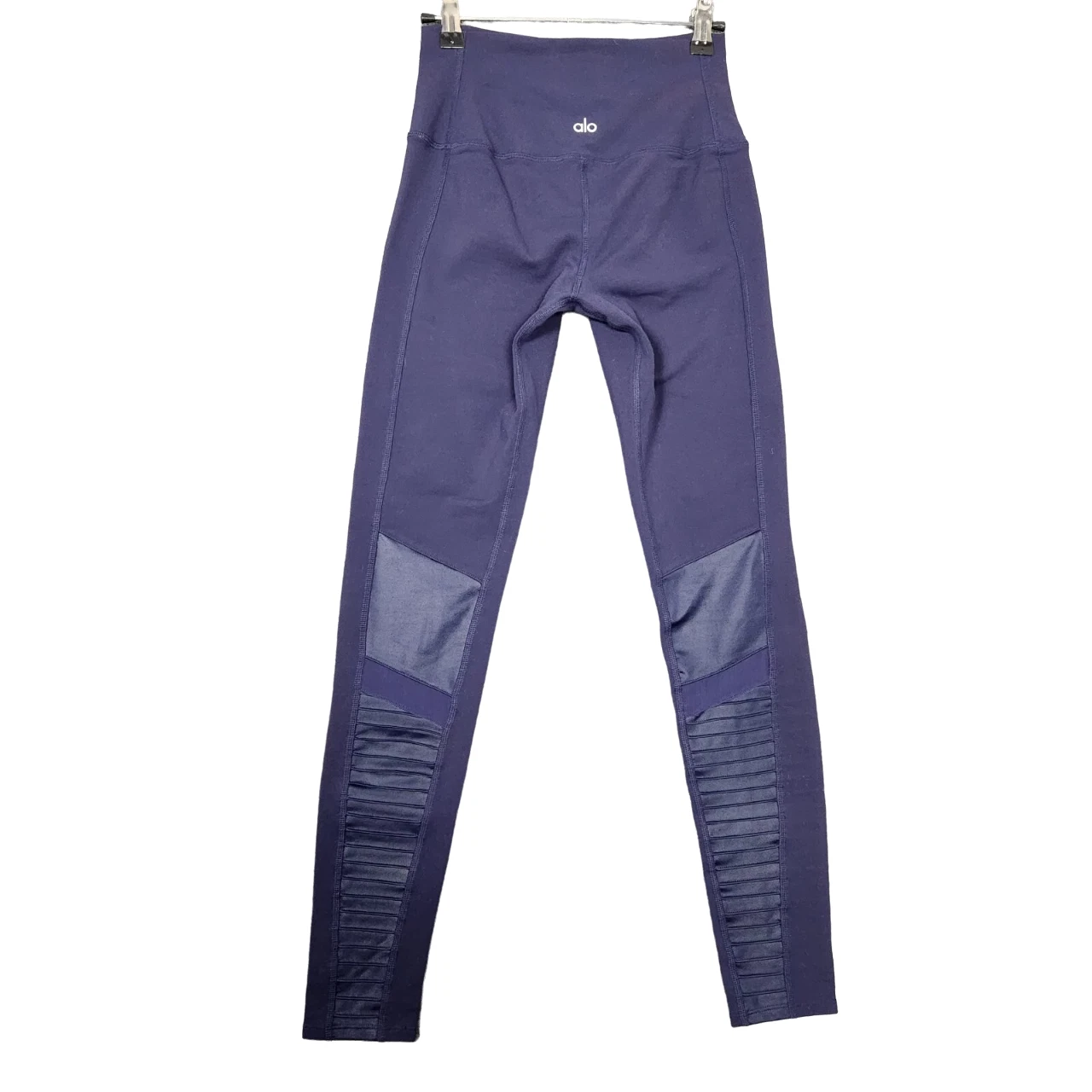 alo-yoga moto mesh high rise ankle leggings