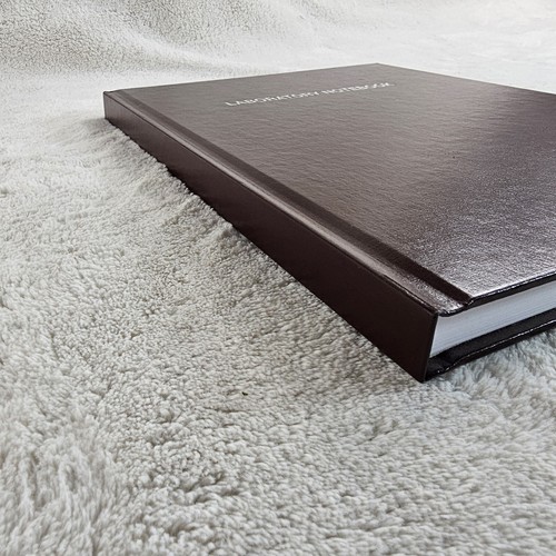 Duplex Laboratory Notebook Burgundy Hard-Cover, 8.5x11" 50 Pages New USA - Picture 2 of 9