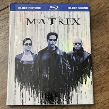 THE MATRIX Blu-Ray Book Packaging Hi-Def Picture And Sound 2009 10th Anniversary