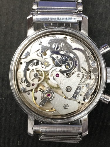 Vintage TETRA Chronograph Manually Winding Stainless Steel Men's Watch WARRANTY - Picture 4 of 18