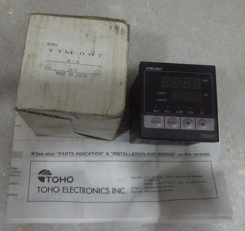 TOHO TTM-007-R-A Digital Temperature Controller New Unused