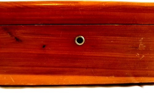 Lane Mini Cedar Chest 9" x 4" x 4" w KEY Lock Whitehall NY Storage Trinket READ - Picture 5 of 17
