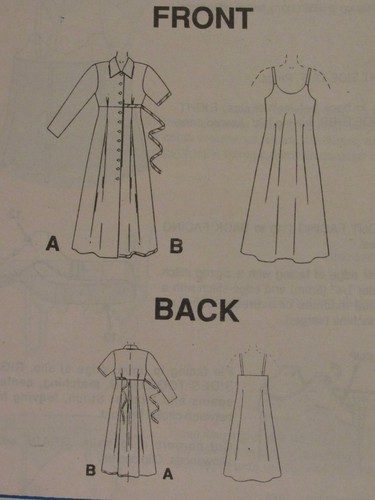 Stunning McCALLS 6936 Misses Empire Dress & Slip PATTERN 6-8-10-12-14-16-18 UC - Picture 2 of 3