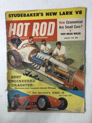 Rivista HOT ROD - Gennaio e Agosto 1959 - Foto 2 di 6