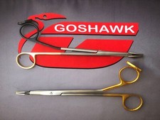 2 pcs Trepsat spatulated tipped dissection facelift scissors german quality