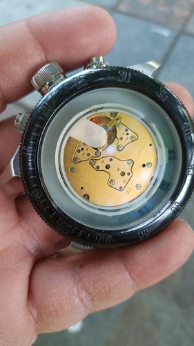 BX 033 Herren Edelstahl INVICTA Russische Taucher Datum Uhr NUR FÜR TEILE