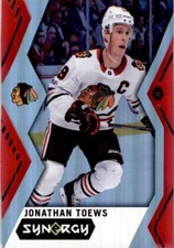 2017-18 Upper Deck Synergy Red Jonathan Toews Chicago Blackhawks #21