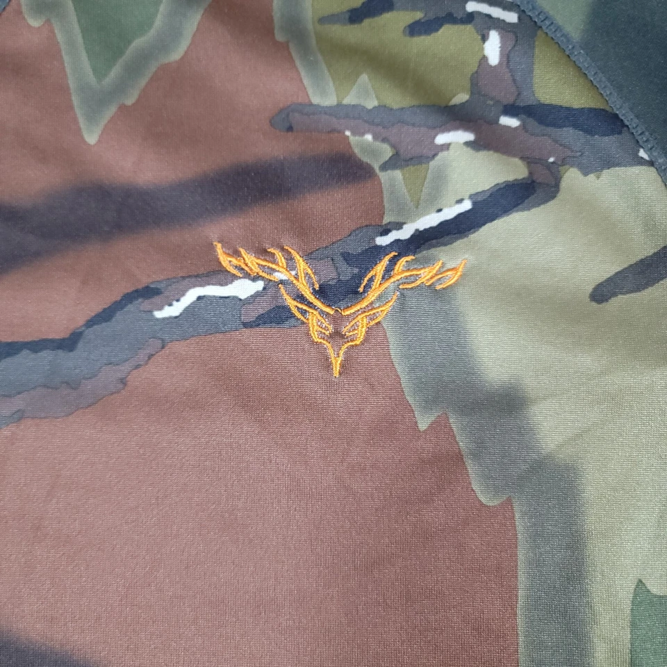 Predator Camo Shirt Mens S Camouflage Wicking Antimicrobial Stretch Hunting - Image 2 of 4