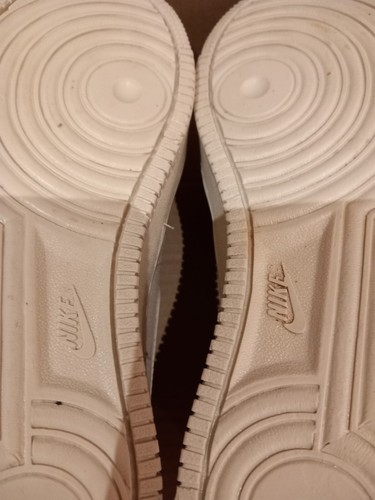 Nike Air Force 1 Trainers AF-1 82' BEIGE UK Size 9 EURO 43 - Picture 6 of 8