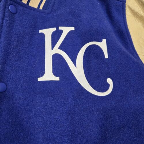 Giacca uomo Majestic Kansas City Royals taglia Large American League Varsity - Foto 3 di 24