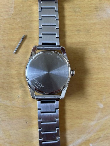 Citizen J800-S128439 AW0081-54L Day Date Eco Drive Solar Mens Watch Auth Works - Picture 6 of 6