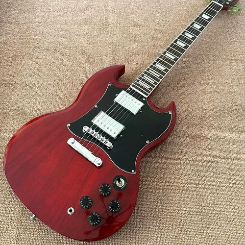 6 Strings SG400 Electric Guitar Rosewood Fretboard Chrome Hardware H-H Pickups