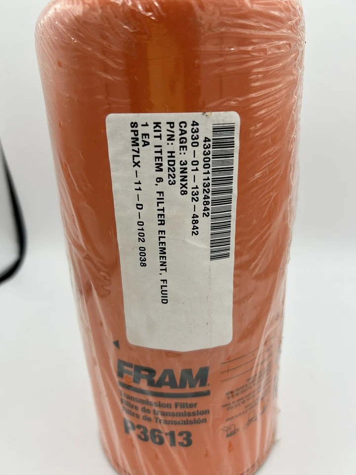 Lote de 4 filtros de transmisión automática FRAM P3613 para MACK MR, PETERBILT 357, VOLVO WG Foto 2 de 4