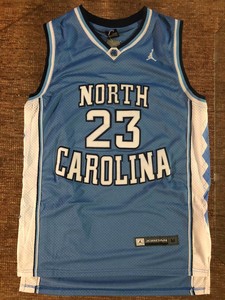 NWT-Michael-Jordan-North-Carolina-Tar-Heels-NCAA-Men-039-s-Basketball-BLUE-Jersey