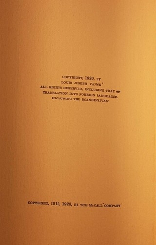 1920 The Dark Mirror, Louis Joseph Vance 1st Edition Hardcover - Picture 15 of 24