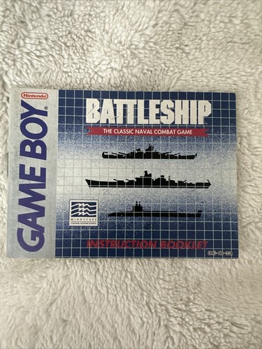 Nintendo Gameboy nur Anleitung Battleship DMG-NB-USA