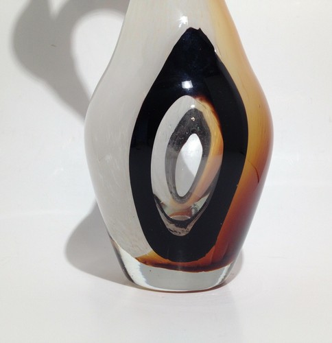 15" Mid Century Modern Hand Blown Art Glass Murano Heron Bird Sculpture - Picture 7 of 10