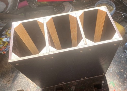 Holzeinsatz für NVA Taschen Teil 1 Holzkiste für Simson ETZ S51 ES - Bild 3 von 6