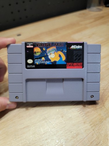 Cartucho Virtual Bart (Super Nintendo SNES, 1994) solo probado funciona - Imagen 8 de 12
