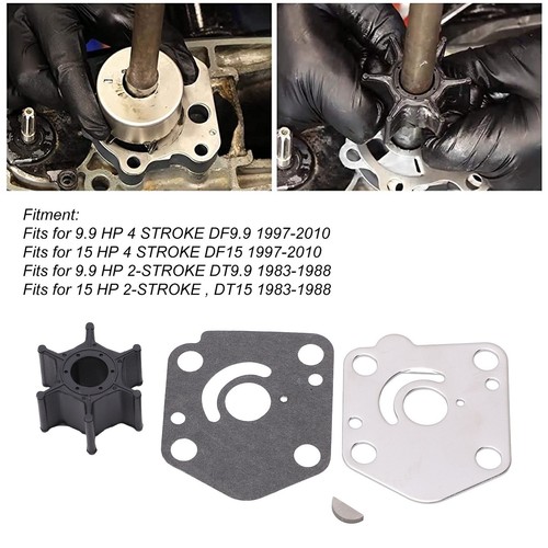 Water Pump Impeller Kit 17400‑93951 Repair Rebuild Set For 9.9 4 STROKE 1 GDS - Picture 12 of 12