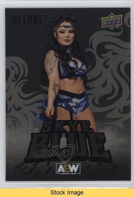 2024 Upper Deck Allure AEW Black Rainbow Skye Blue #77 READ 1k69