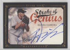 2008 Upper Deck Masterpieces Stroke of Genius Daniel Cabrera #SG-DC Auto 1d3a