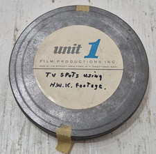 Vintage Film Reel Unit 1 Productions TV Spots Using H.W.K Footage New York AS IS